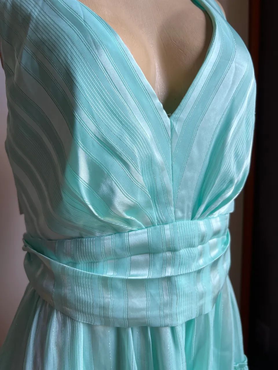 Vestido verde água - bazar  - Foto 2