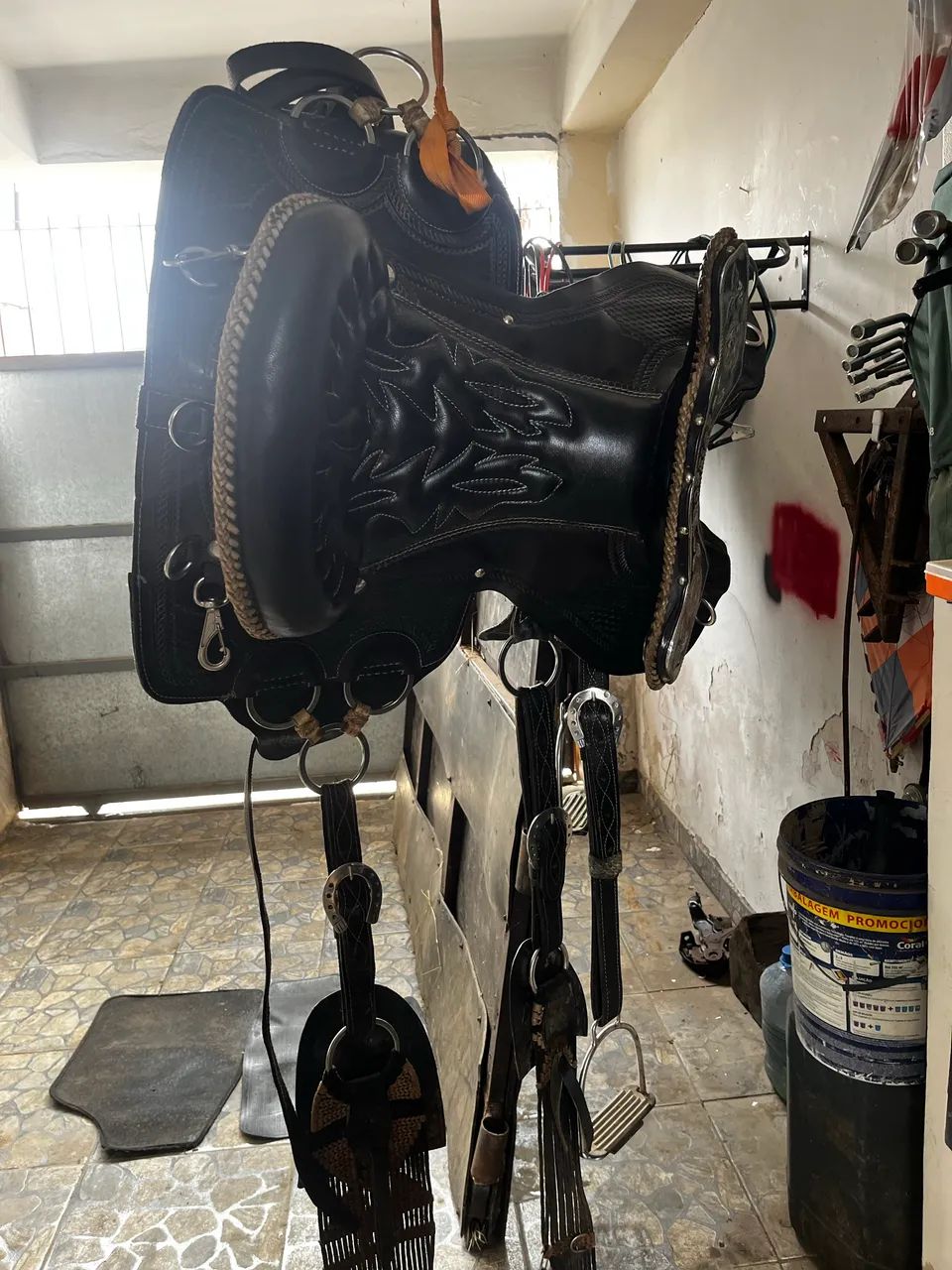 Sela cutuco chapeado 3 argolas em inox - Foto 4