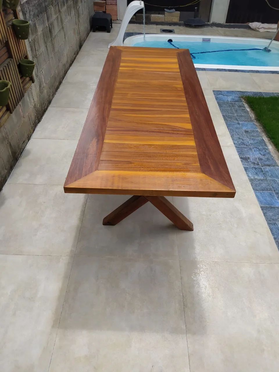 Mesa de madeira maciça - Foto 4