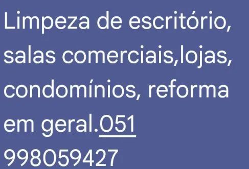 Limpeza em geral *
