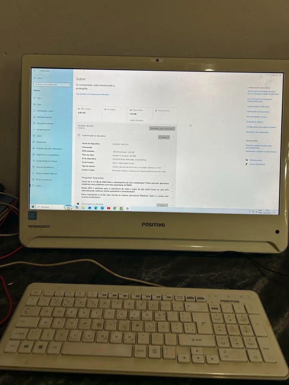 Computador All in one Positivo