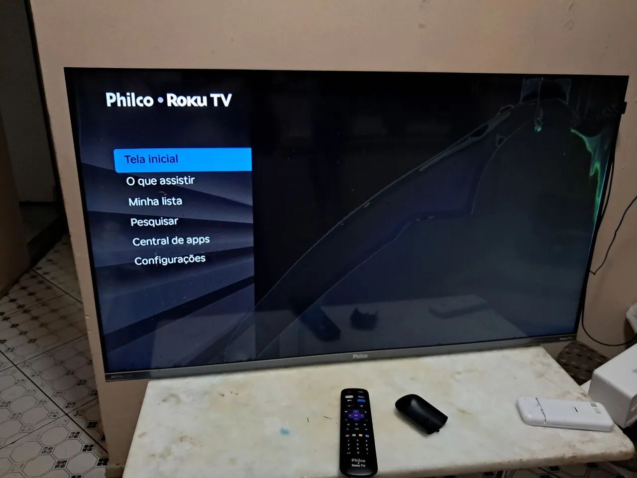 Vendo TV com display danificado 