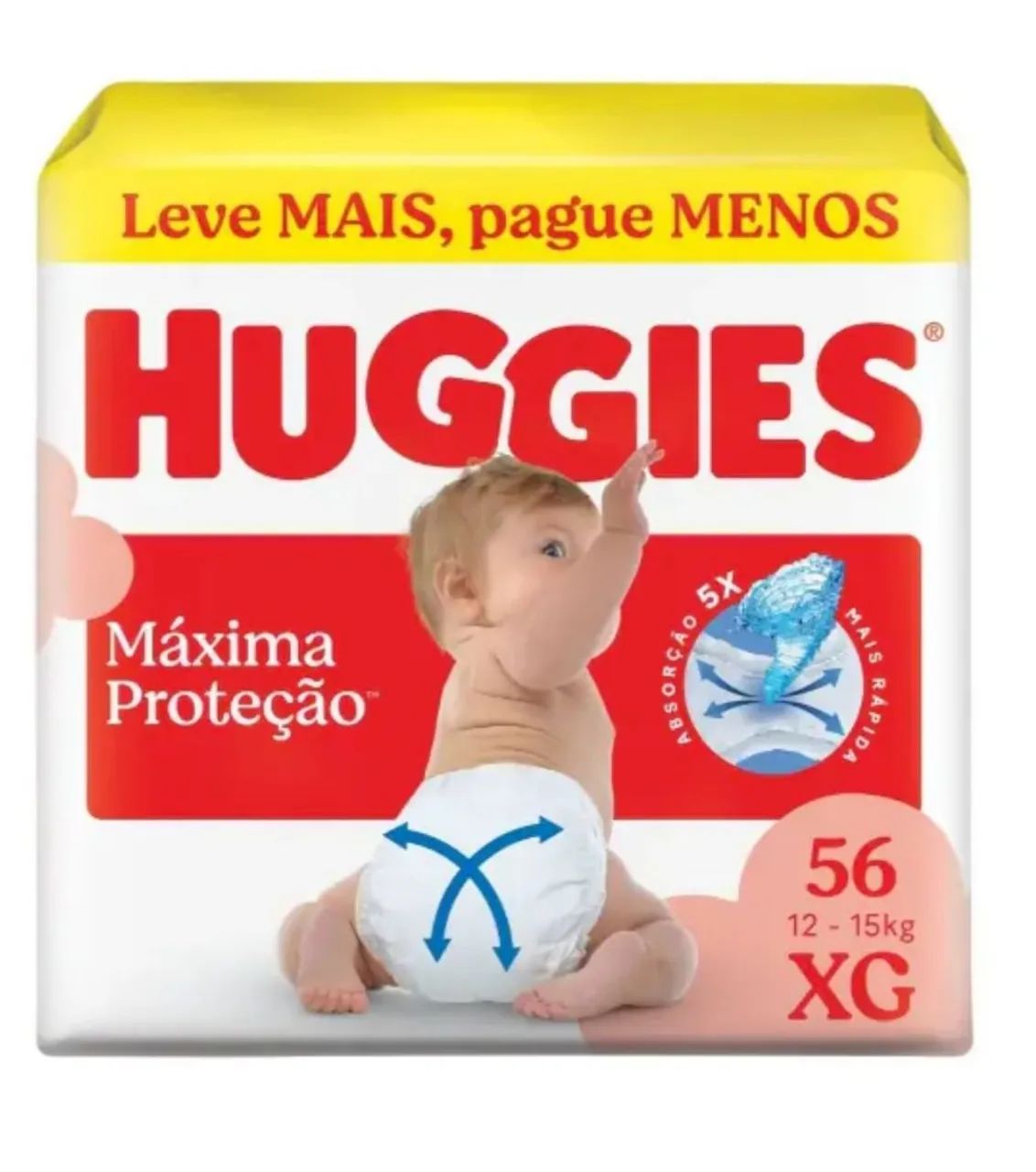Fralda Huggies Máxima Proteção Hiperzinha