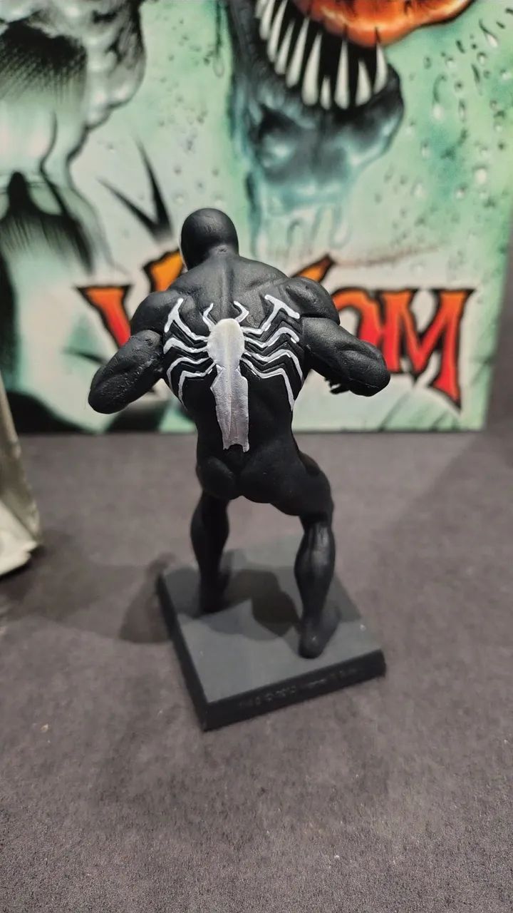 Miniatura Marvel Eaglemoss Venom - Perfeito + Fasc. 32 e Embalagem - Foto 4