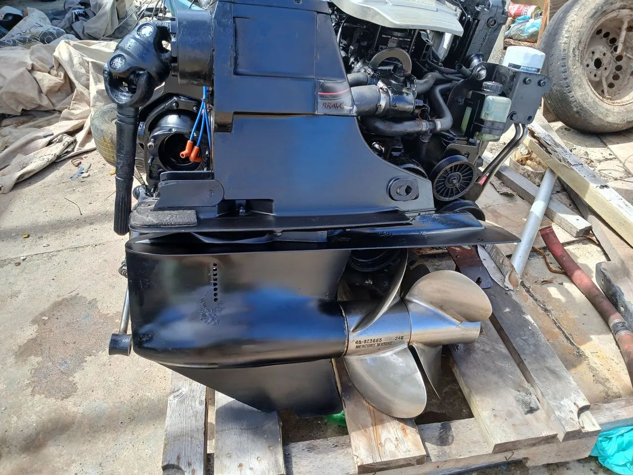 Motor mercury 5.0 com rabeta - Foto 3