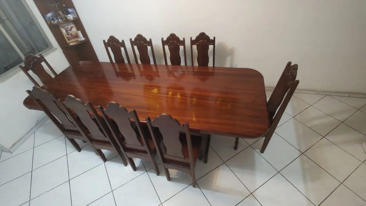 Mesa 10 lugares madeira maciça - Foto 2