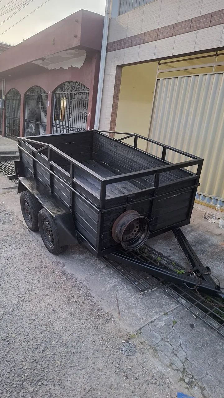 VENDO CARRETINHA 2 EIXOS   - Foto 2