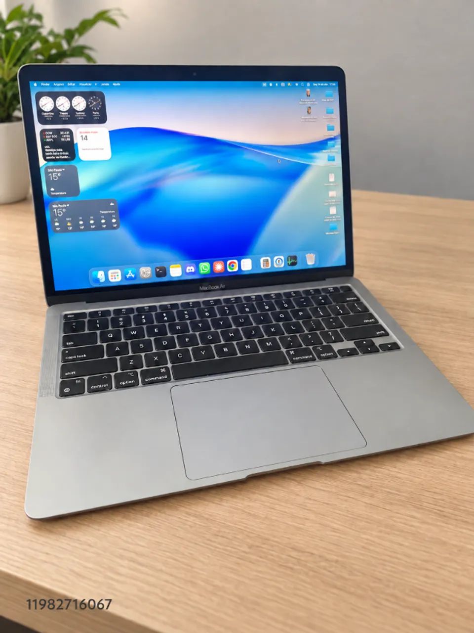 MacBook Air M1 8GB/256GB Prata - Notebooks - Vila Canero, São