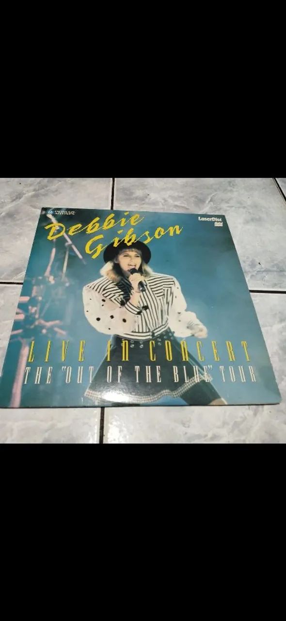 LASERDISC DEBBIE GIBSON  LIVE INCONSERT 