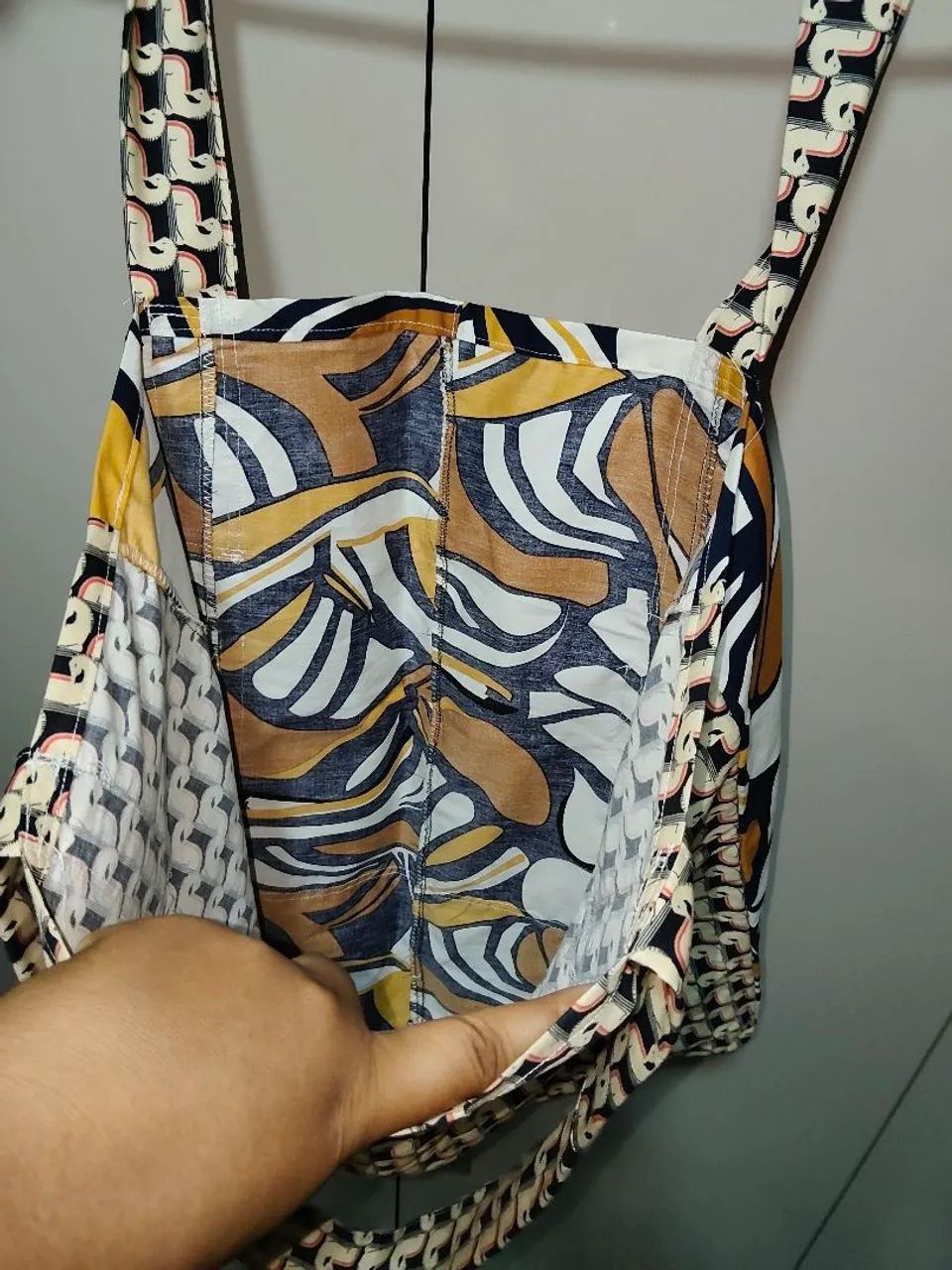 Bolsa artesanal colorida. - Foto 5