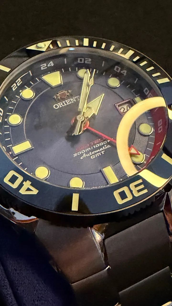 Relógio Orient Seatech automático GMT - Foto 2