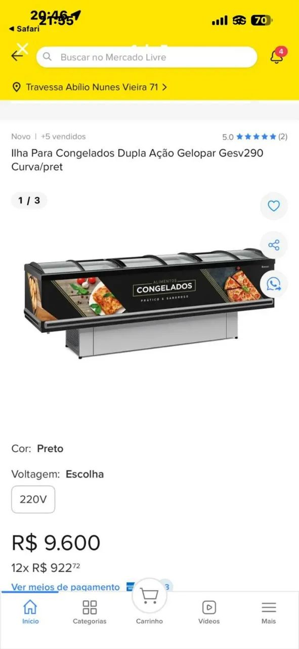FREEZER ILHA DE CONGELADOS CONSERVADOR - Foto 4