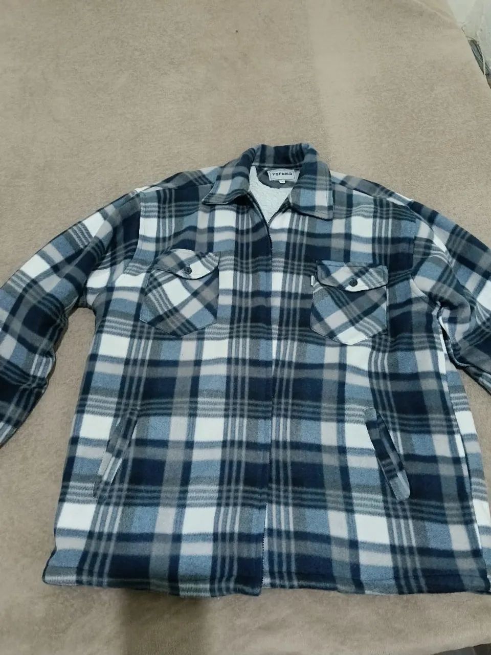 Casaco flanelado gg