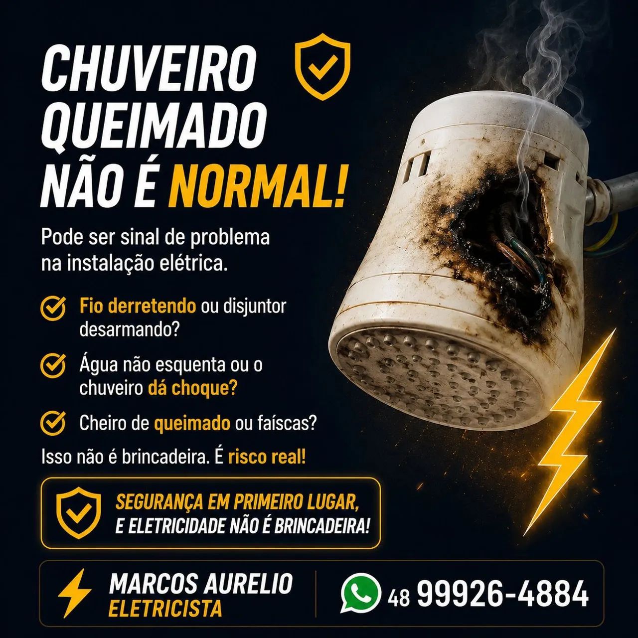 Eletricista residencial e predial 