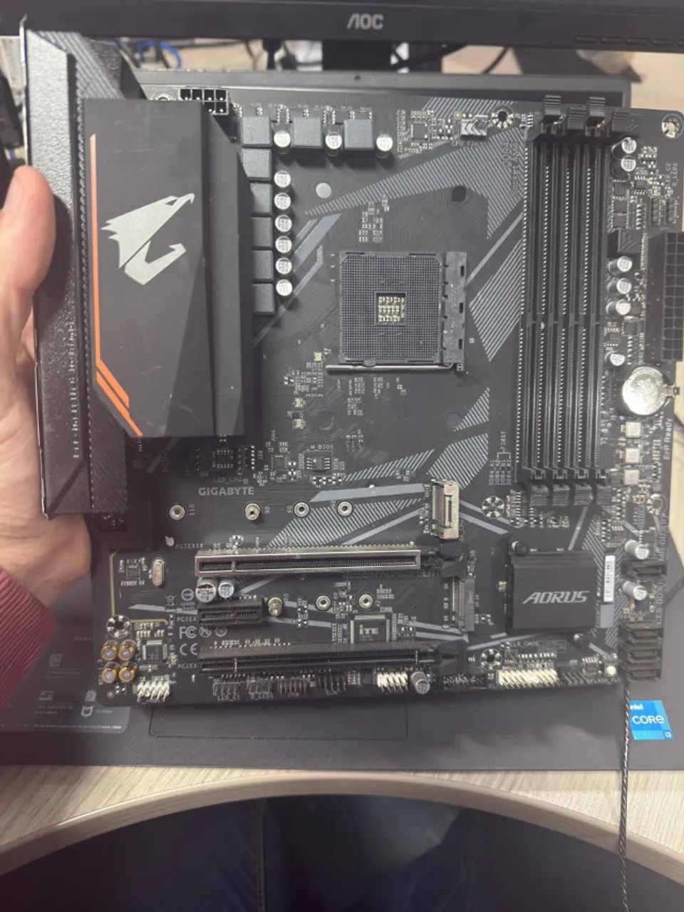 Placa-Mãe Gigabyte B550M Aorus Elite Rev. 1.3 - Foto 2
