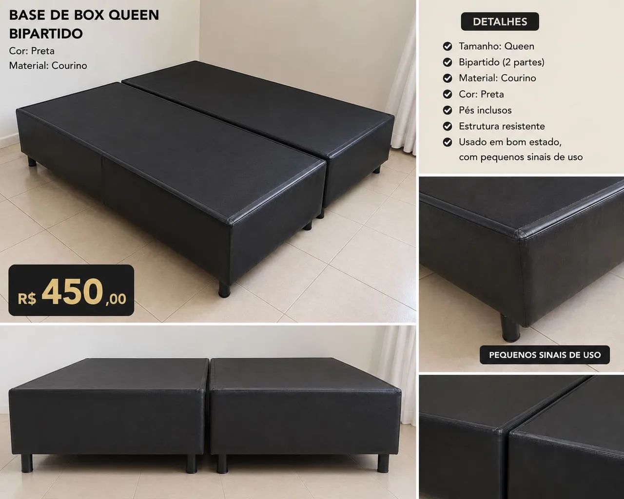 Base Box Cama QUEEN
