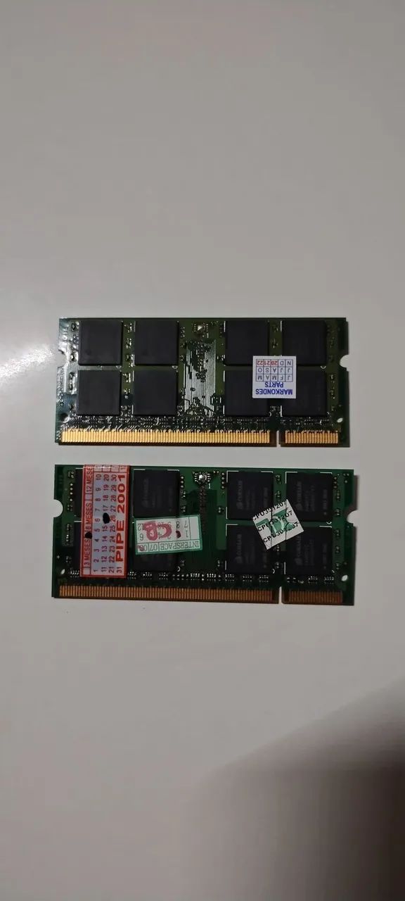 Memórias notebook DDR2  2GB CORSAIR - Foto 2