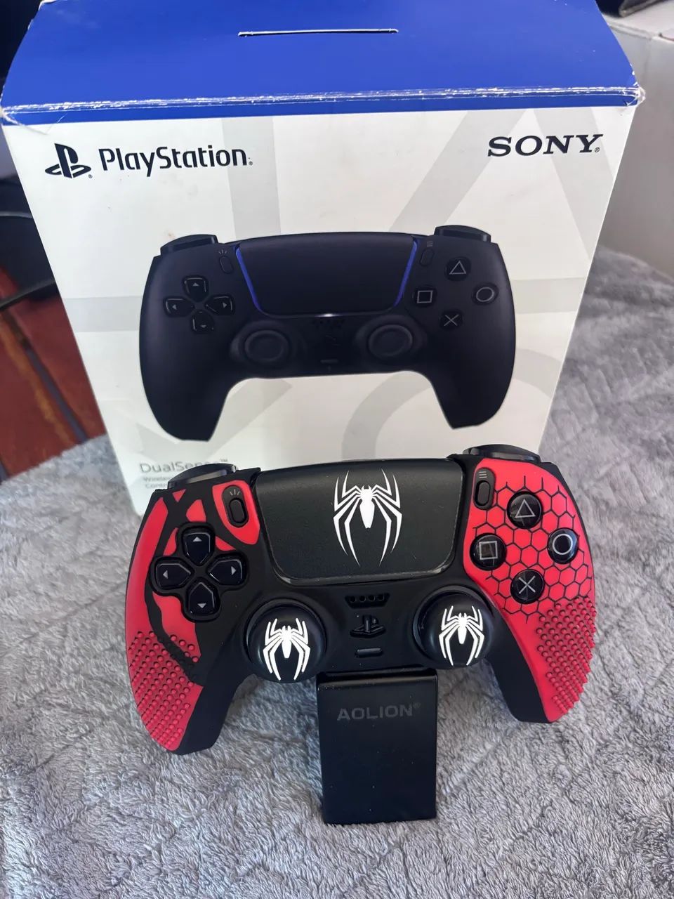 Controle PS5 com Skin do homem aranha - Na caixa! Com drift! - Foto 3