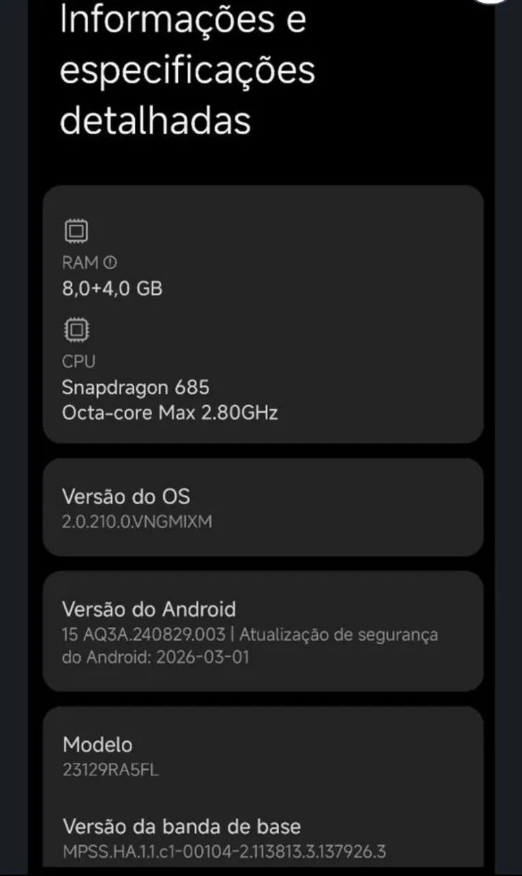 Redmi 13 4G 256/12 preto  - Foto 2