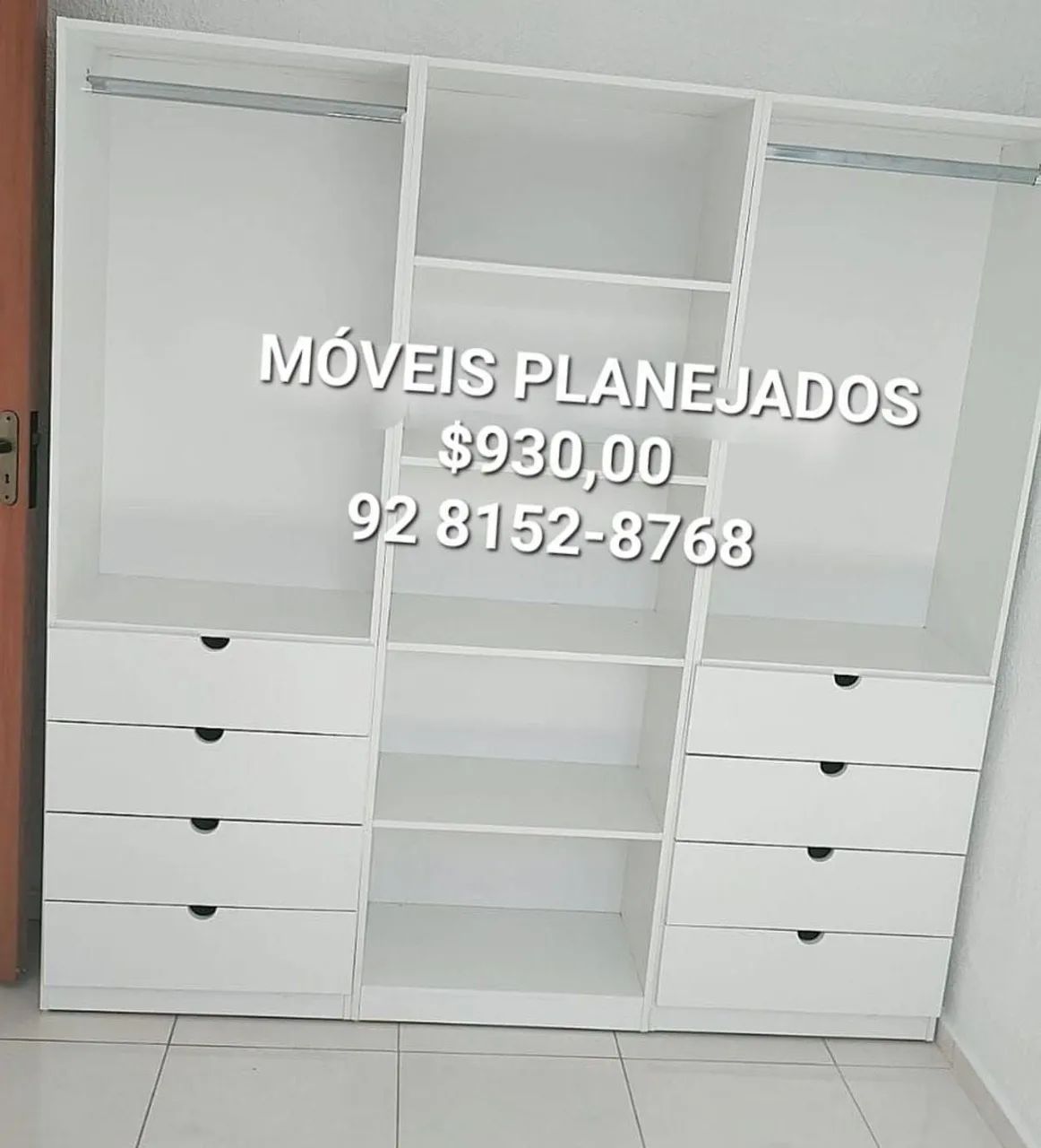 Closet Modelos de Casal com Fundo 100% MDF 
