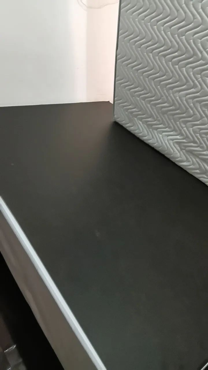 Cama base box branco usado - Foto 4