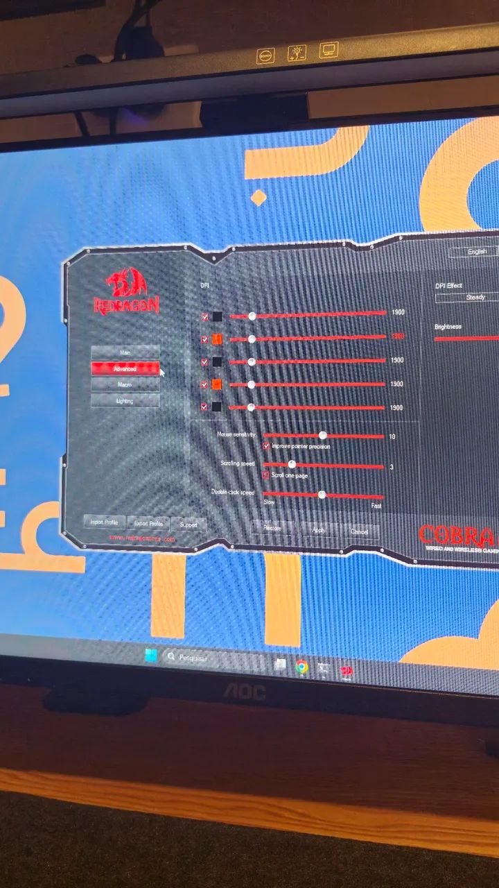 Mouse cobra pro (1 mês de uso) - Foto 5