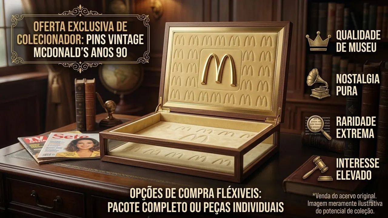 Pins do Mc Donald's década de 90 - Foto 2