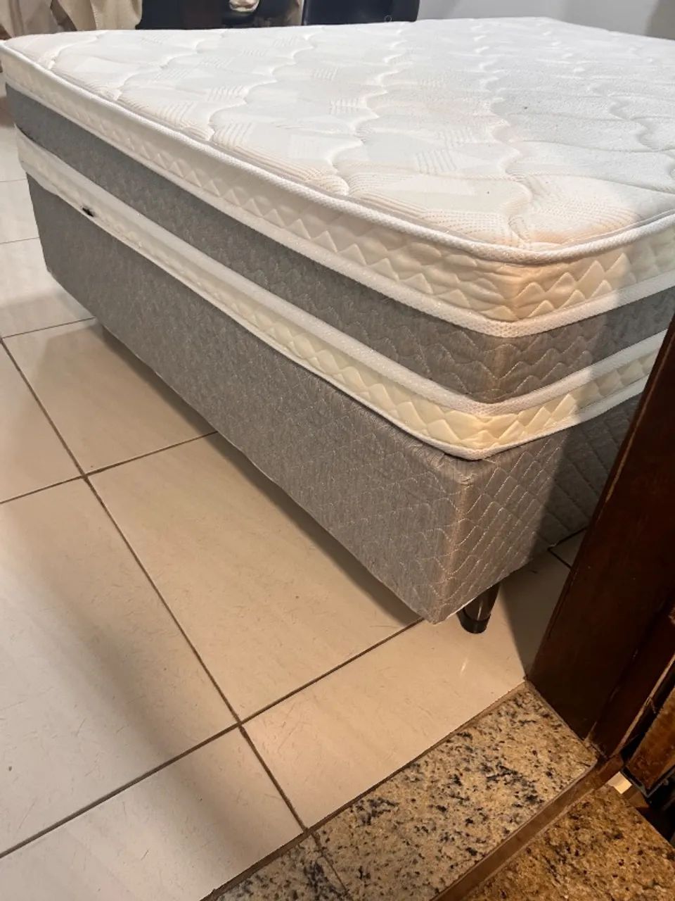 Cama box base e colchão  - Foto 5