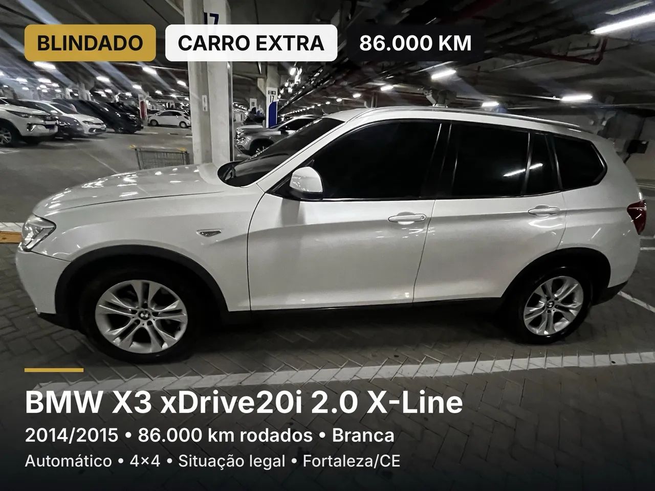 BMW X3 XDRIVE 20I 2.0/X-LINE BI-TB FLEX AUT. 2015