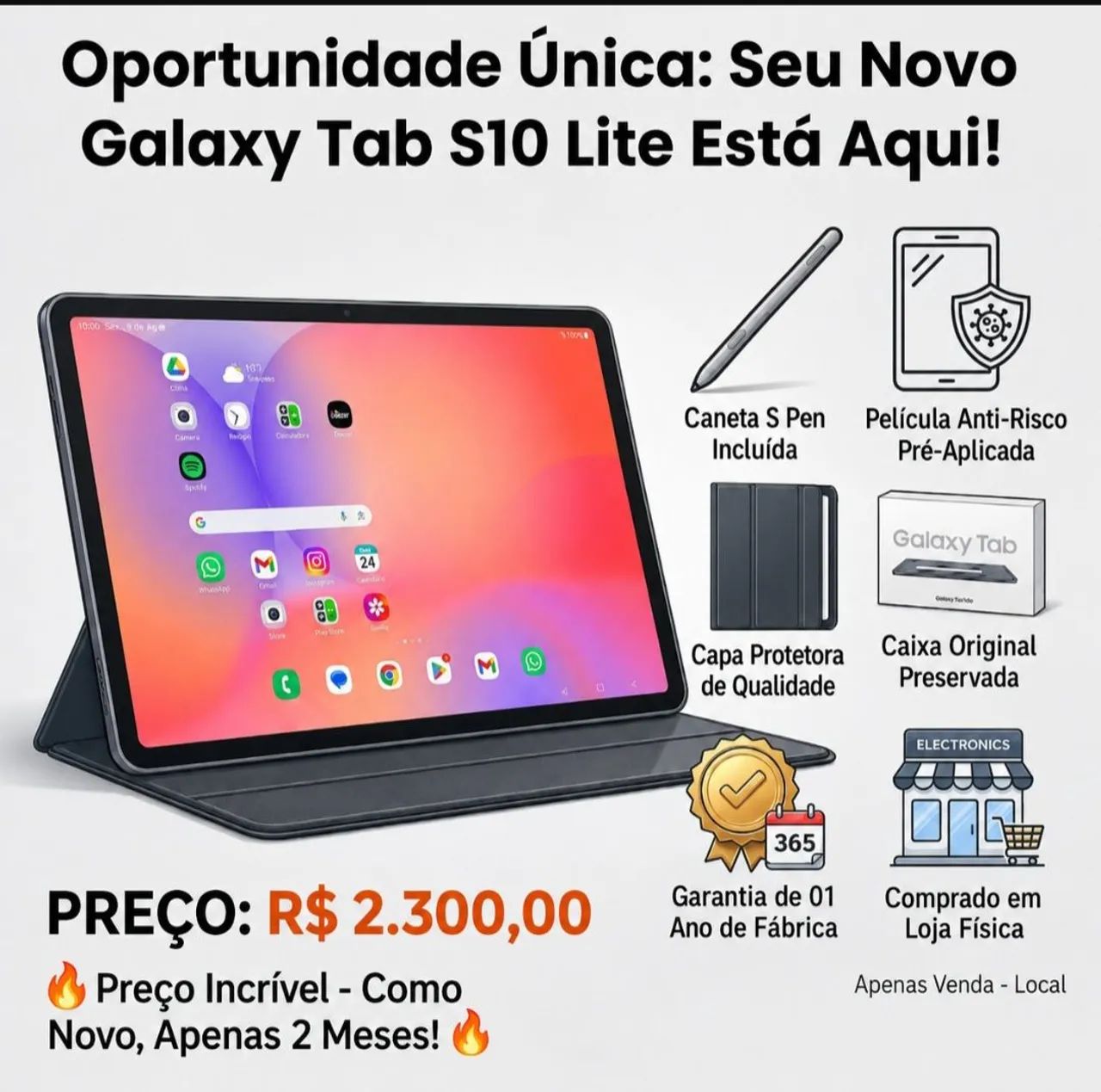 TAB S10 LITE SAMSUNG 