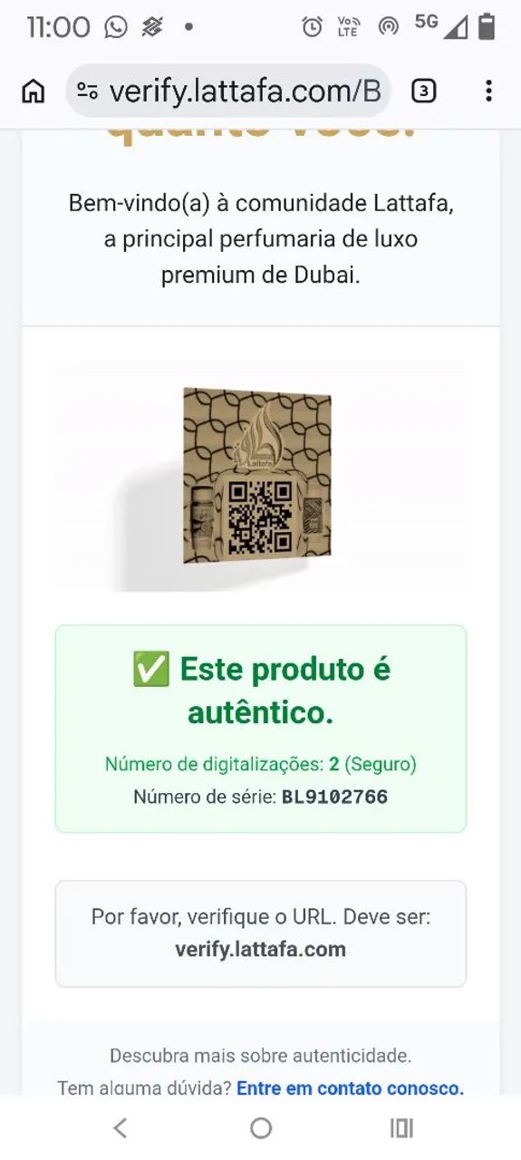 Perfume Árabe Lattafa ASAD BLACK EDP 100ml Masculino Original  - Foto 2