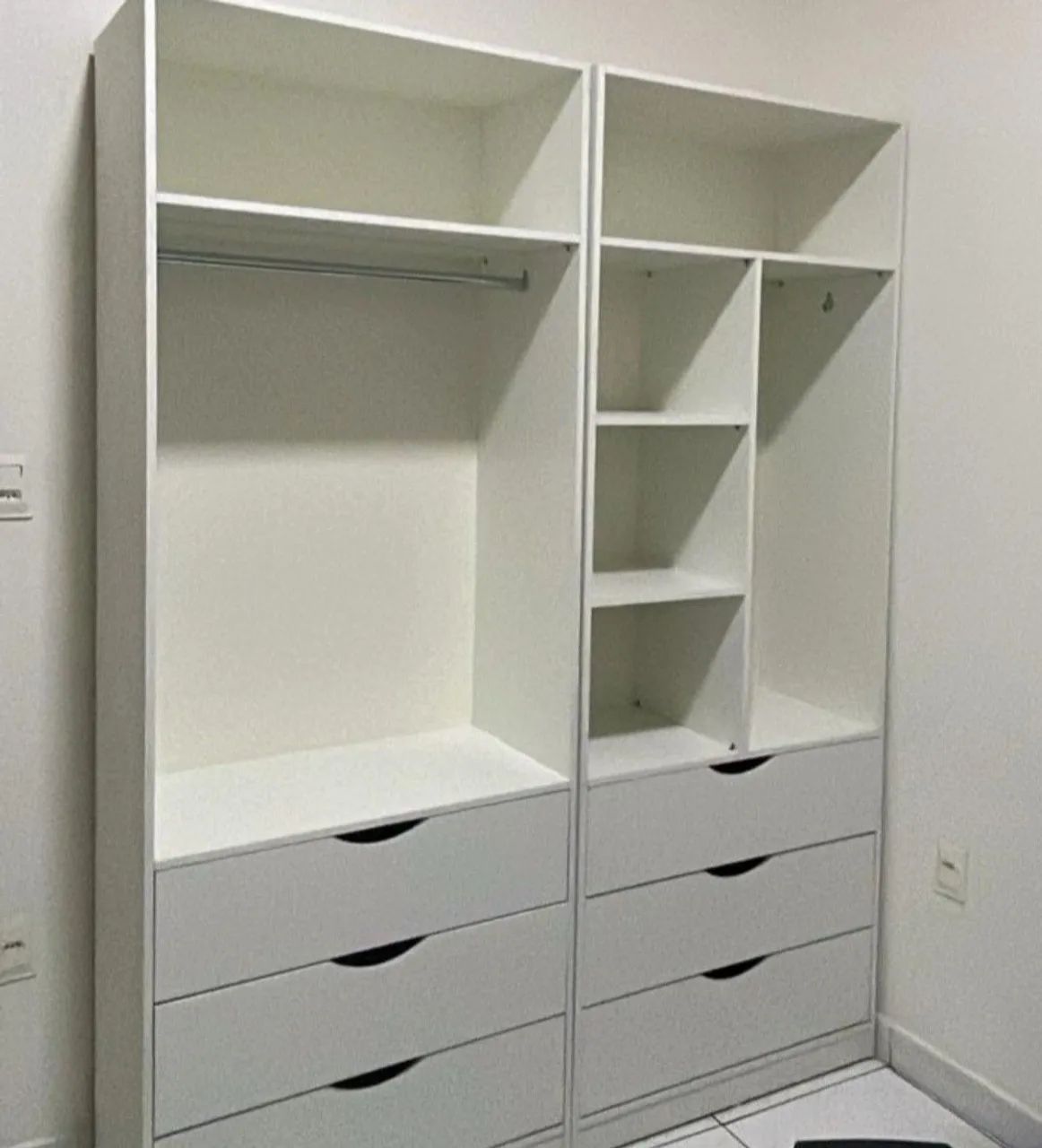 Closet em mdf 2 torres casal