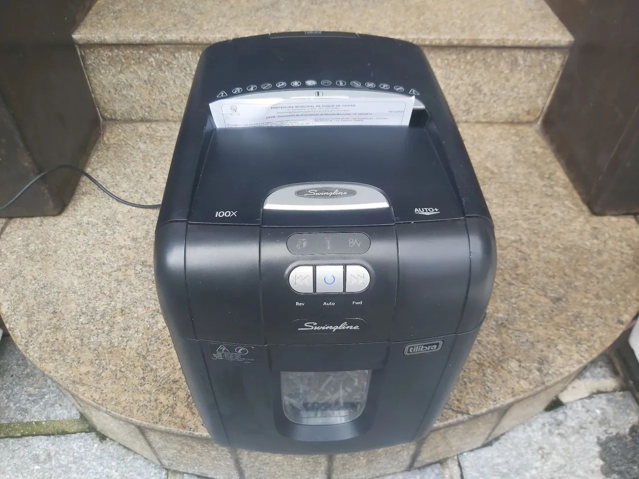 Fragmentadora 100 Folhas Swingline 127volts  - Foto 5