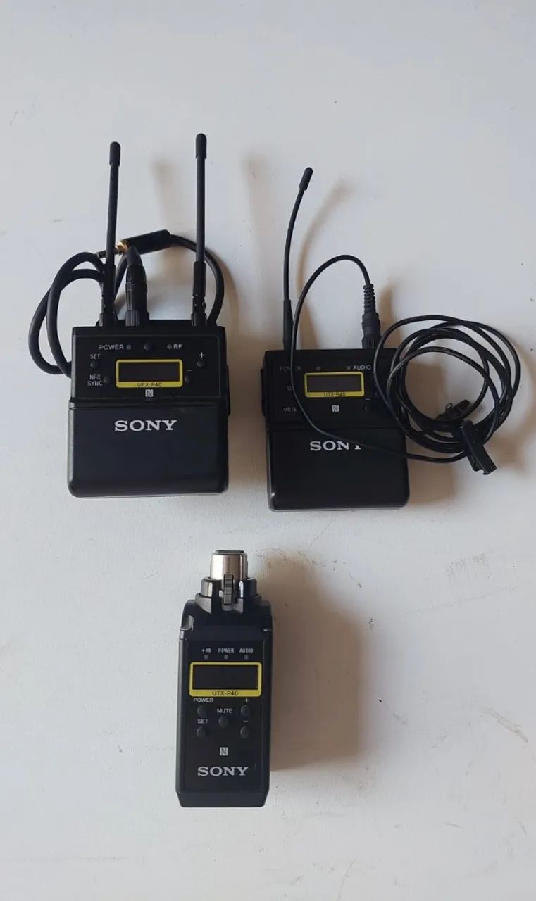 Microfone de lapela Sony Uwp-d21