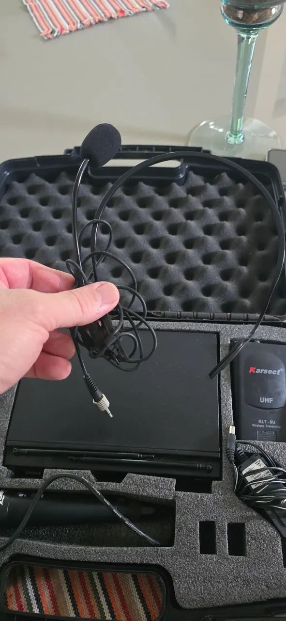 Micro fone sem fio karsect - Foto 4