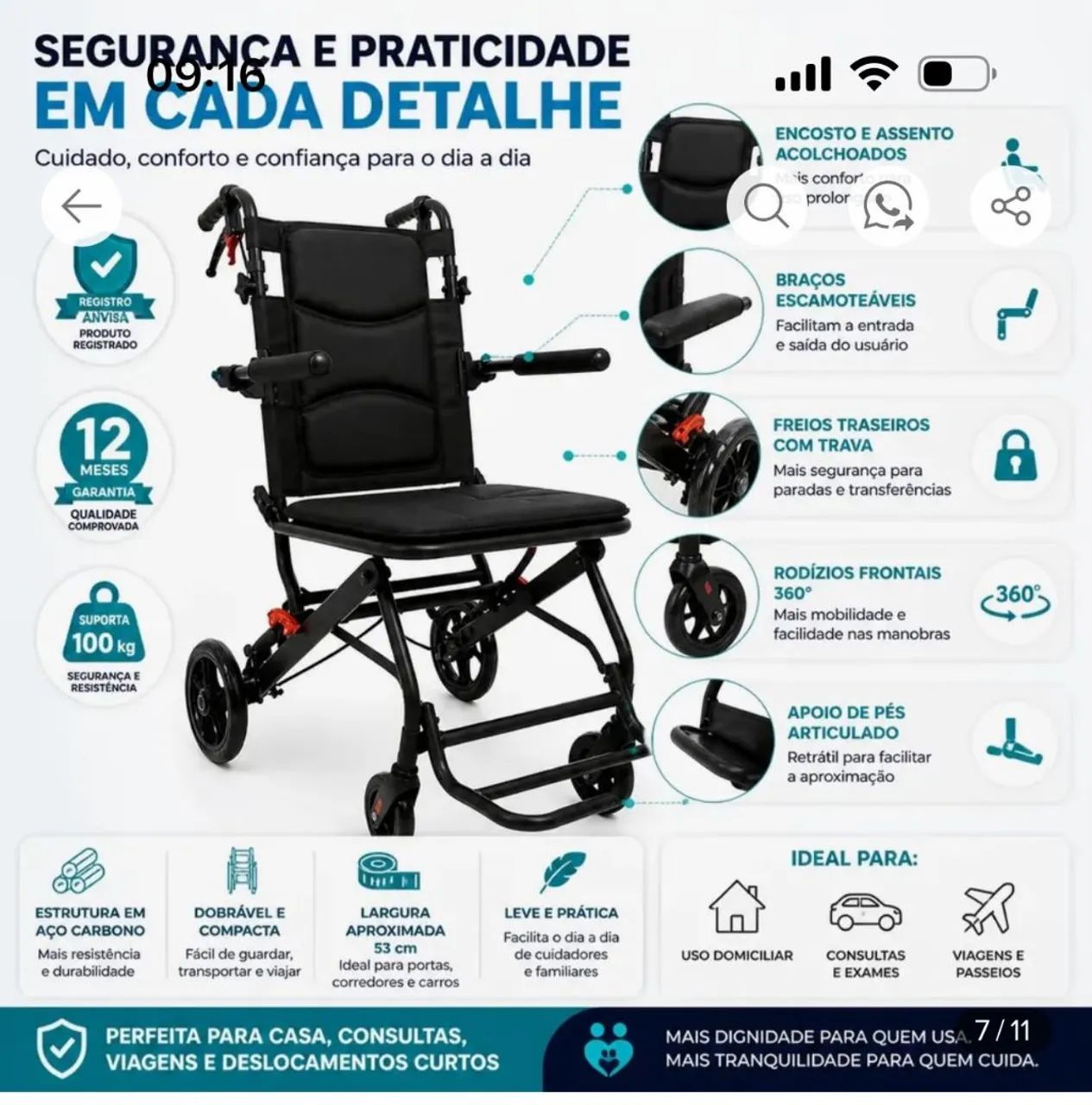 Cadeira de rodas funcional 