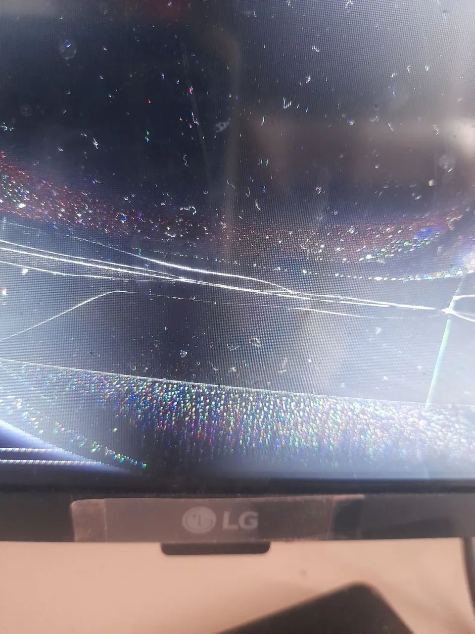 Tv lg 50 polegadas nova com a tela quebrada pra demanche - Foto 2