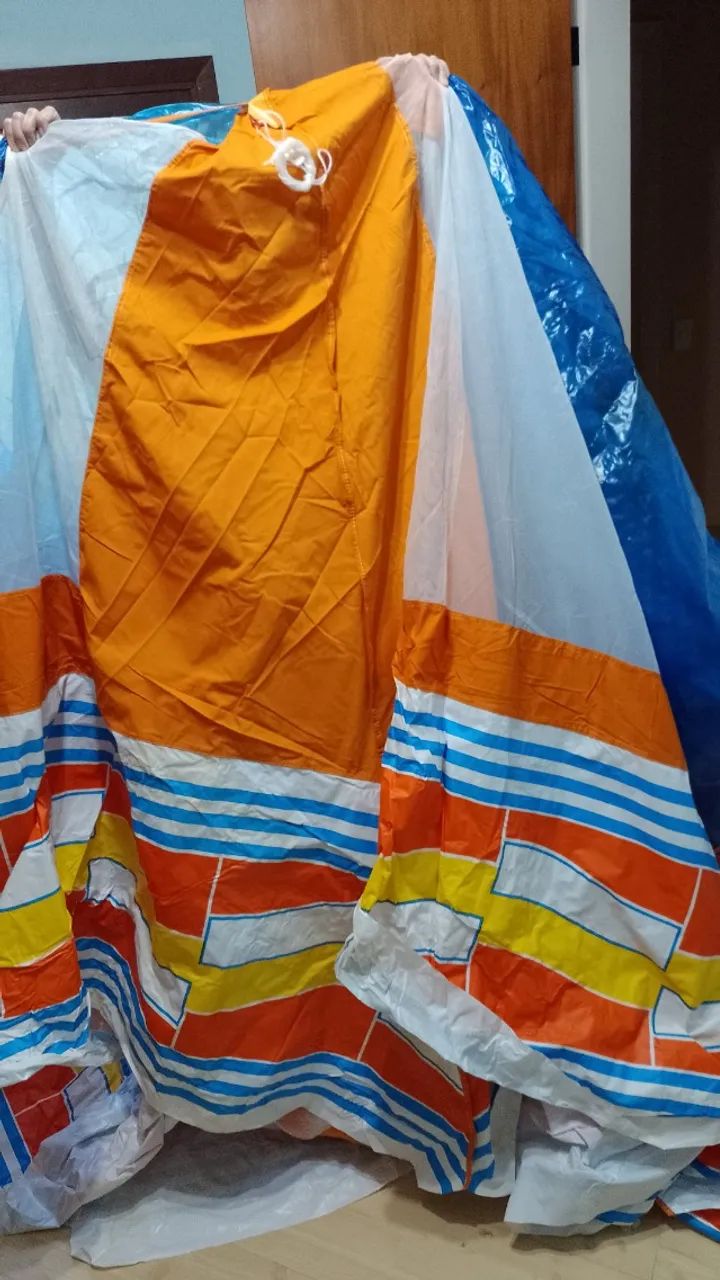 [RARIDADE] BARRACA P/CAMPING YANES APOLLO 5 (2 QUARTOS E SALA) - SEMI NOVA
