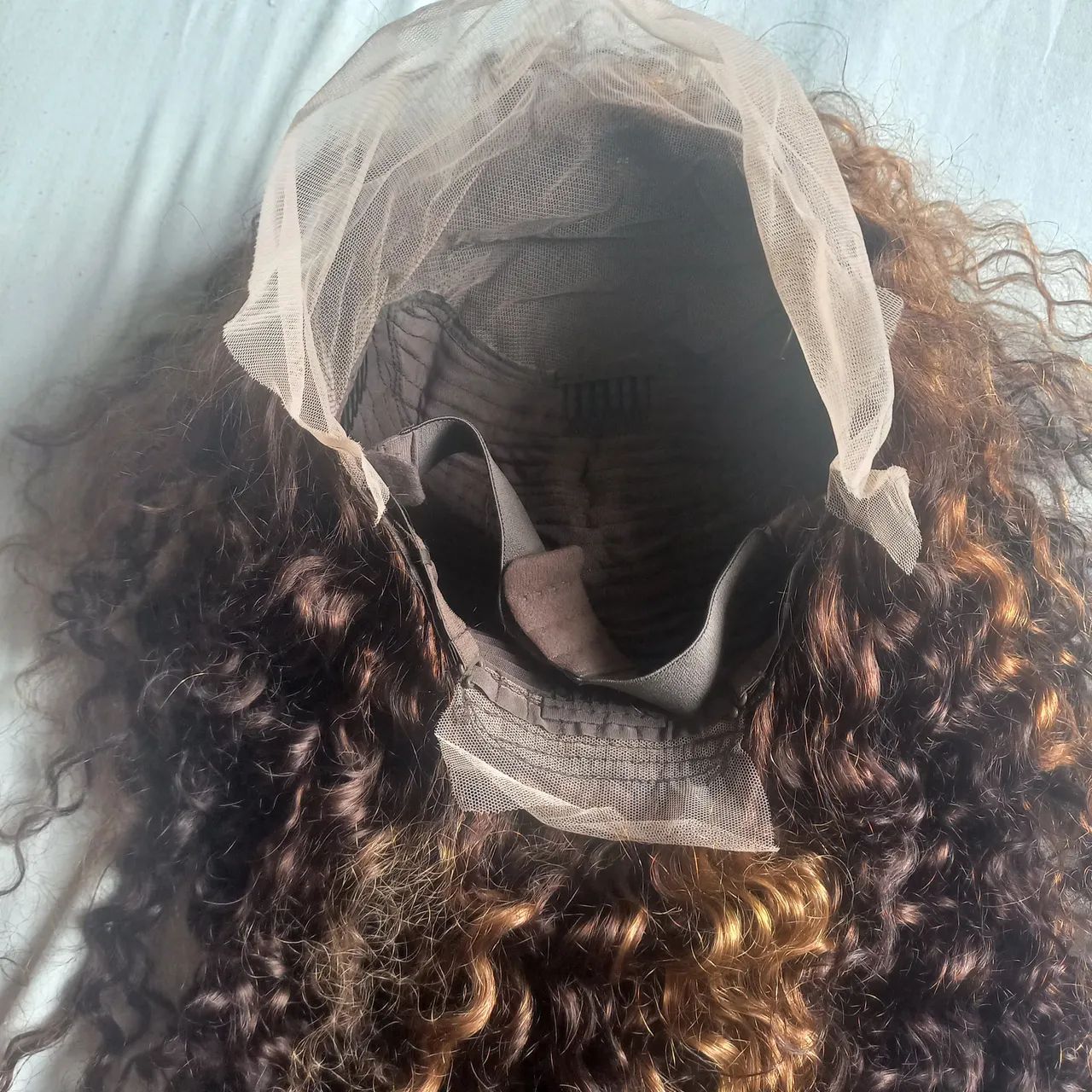 Lace  cabelo humana cacheada  - Foto 4