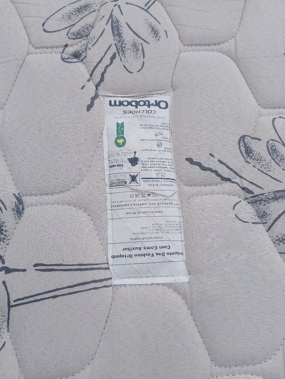 CAMA BOX SOLTEIRO ORTOBOM COM AUXILIAR  - Foto 5
