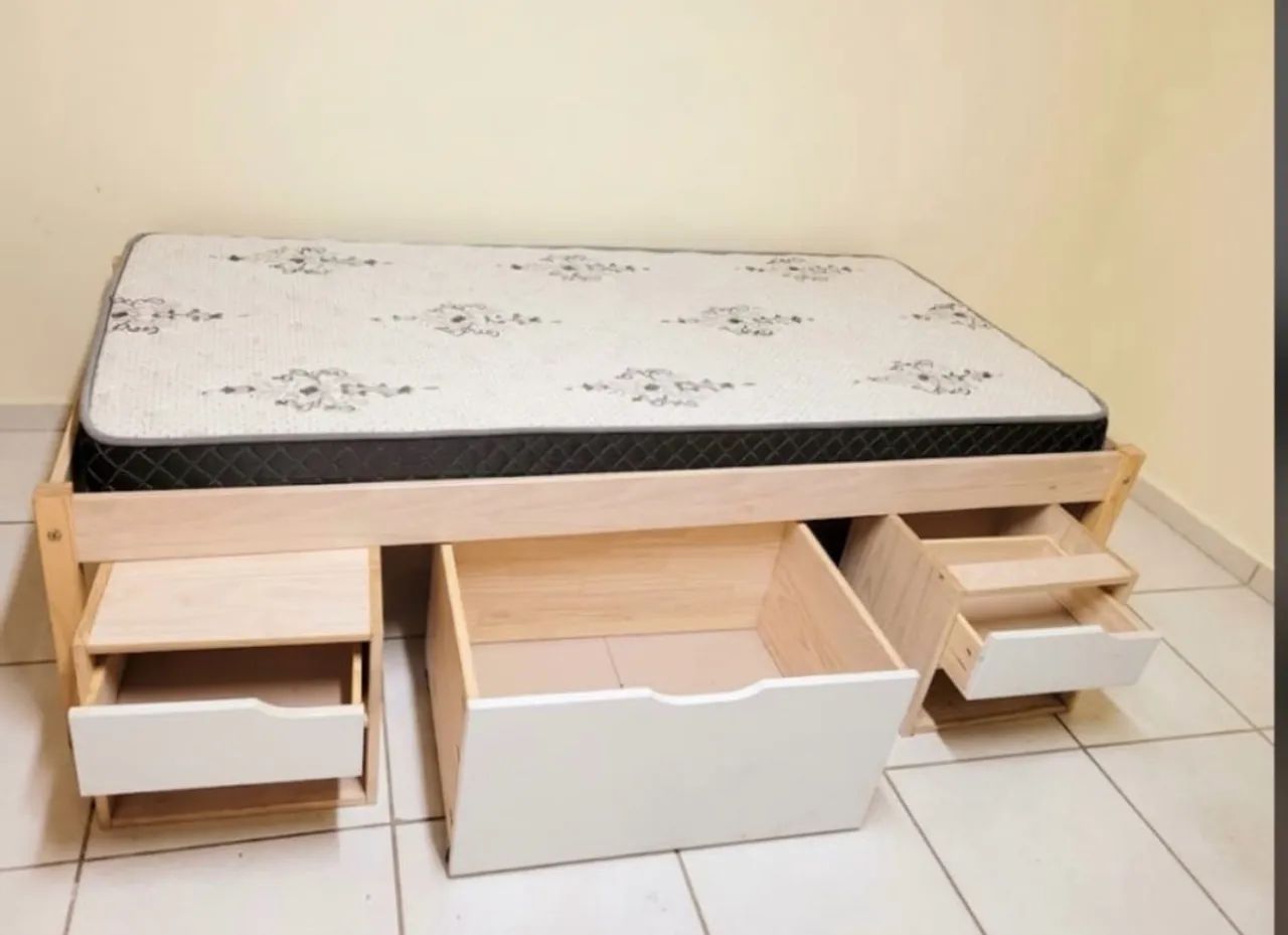 Cama de solteiro com colchão  - Foto 2