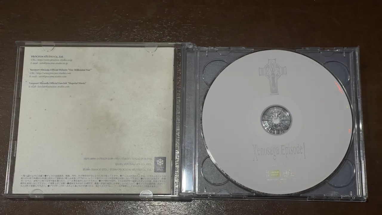 CD Duplo Xenosaga Episode I Trilha Sonora Original Japão Mitsuda