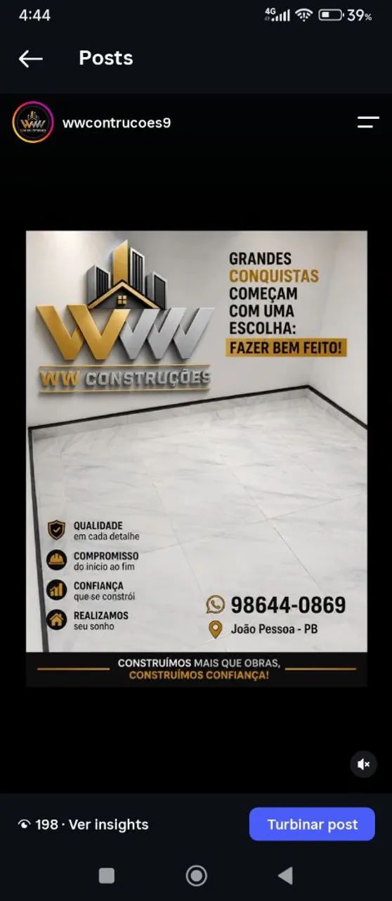Trabalhamos com todo tipo de serviço da contrução civil 