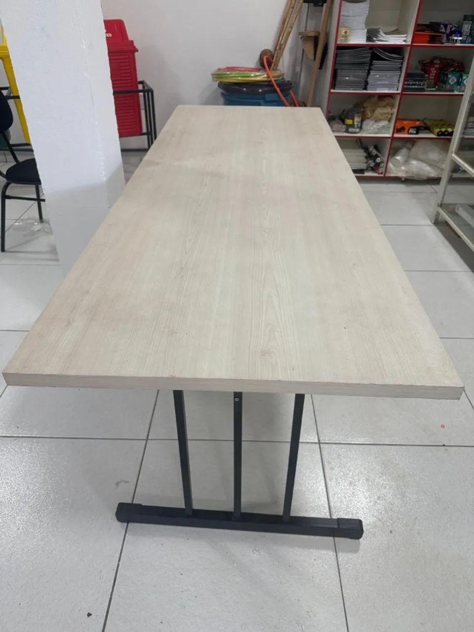Mesa MDF amadeirada  - Foto 2