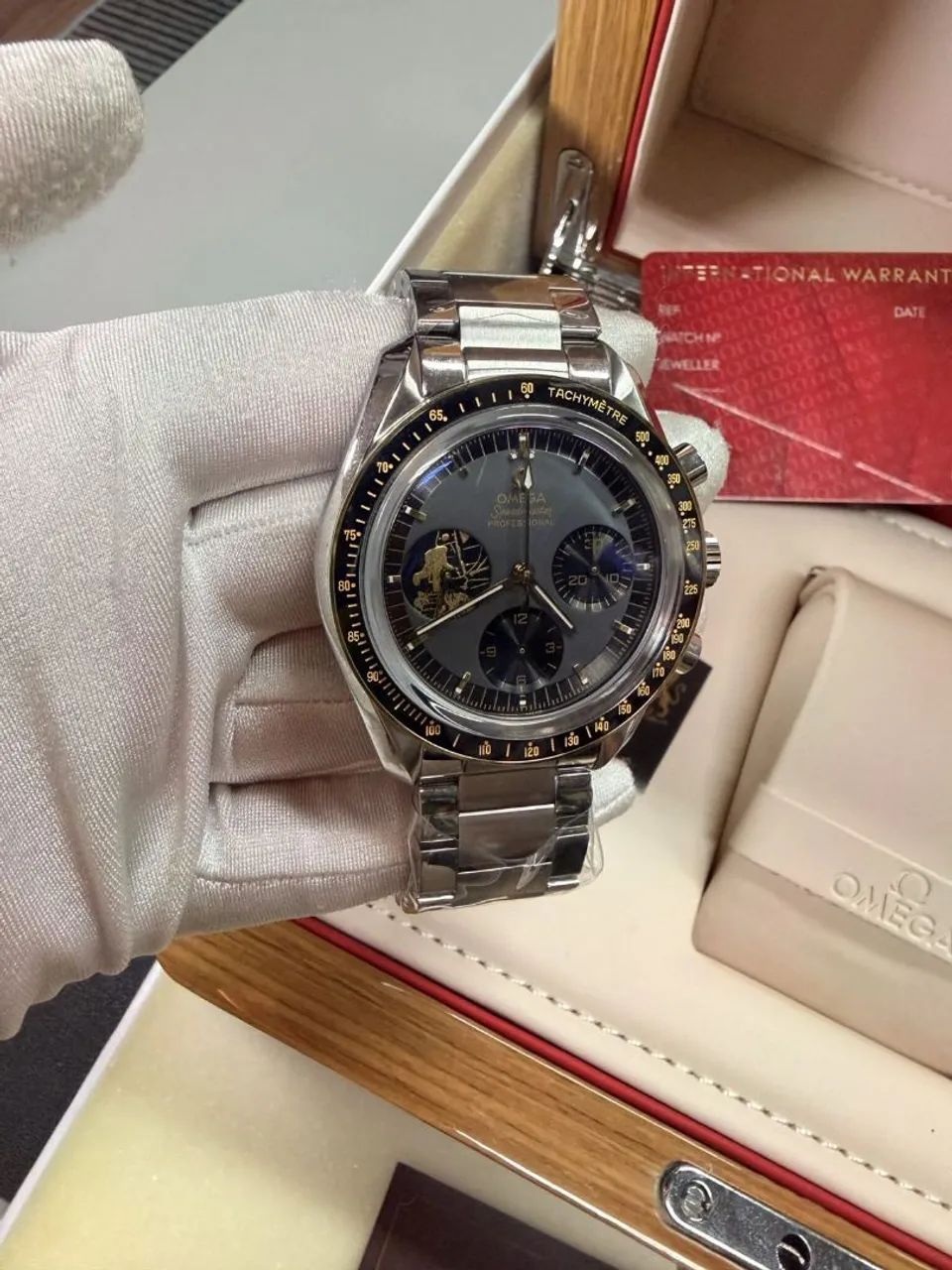 Relógio Estilo Omega Speedmaster Apollo 11 50th Anniversary Limited Edition - Foto 3