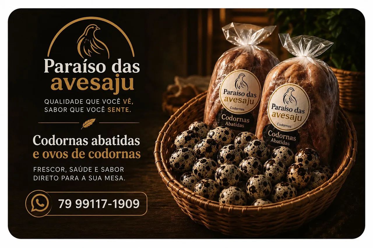 Venda de Codornas 