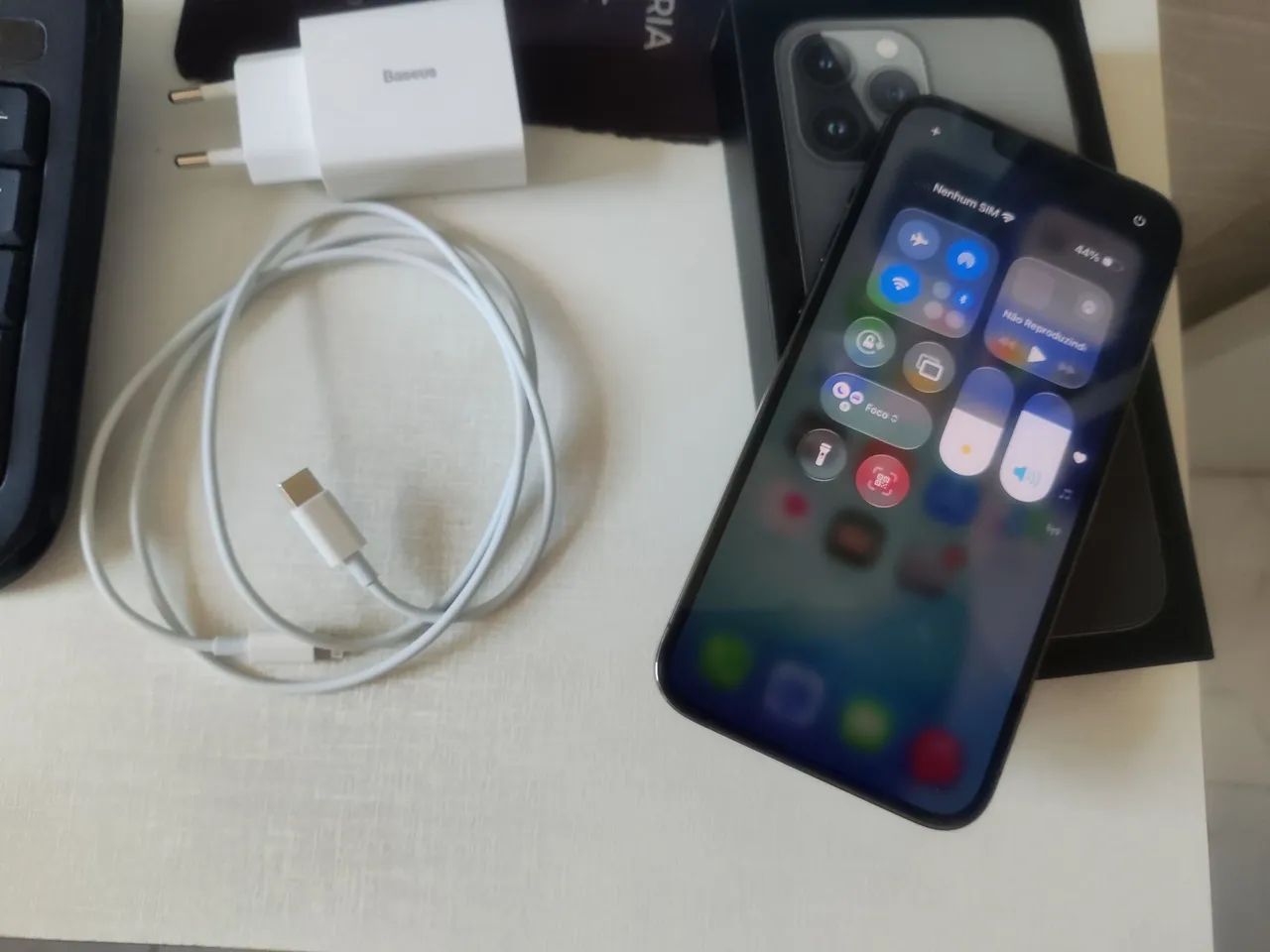 iPhone 13 pro Max grafite na caixa completo  - Foto 3