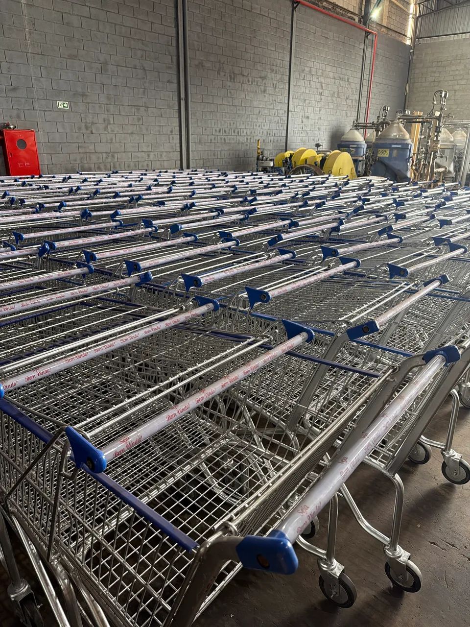 Carrinho de Supermercado 200L Reforçado - Pronta Entrega