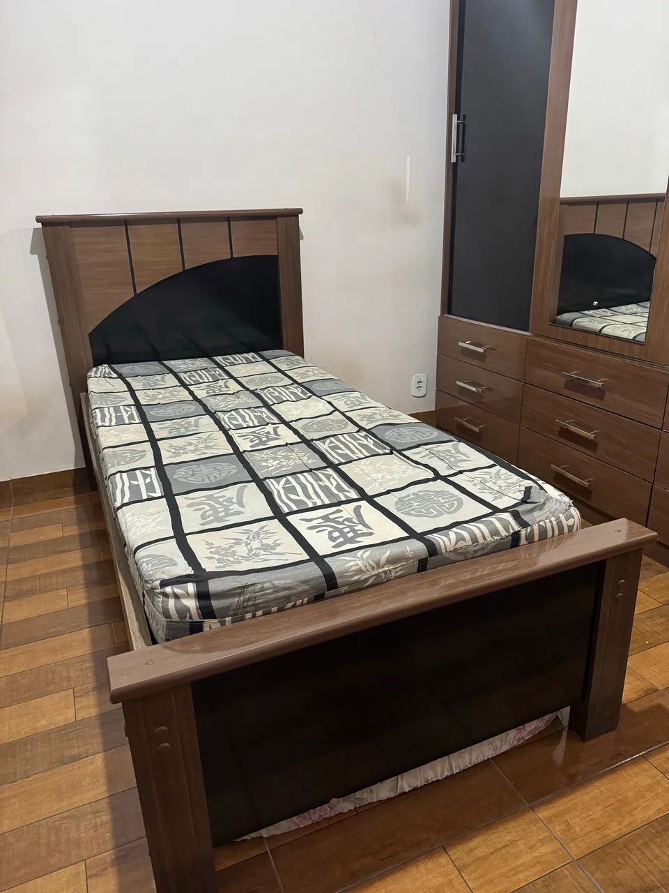 CAMA + COLCHÃO SOLTEIRO - Foto 3