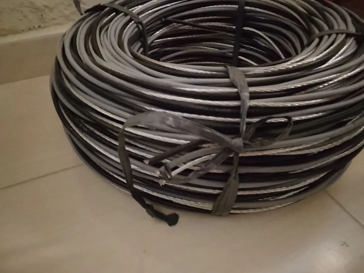 Fio de alumínio de 3 vias com 100m - Foto 2